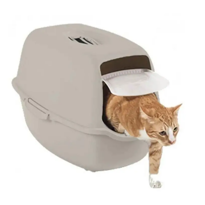 ROTHO Bailey Hooded litter box beige - Litter boxesDLK-KUW<<<For the catDLK<<<ActionPL