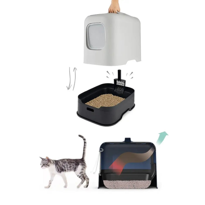 ROTHO Biala White - cat litter box - Litter boxesDLK-KUW<<<For the catDLK<<<ActionPL