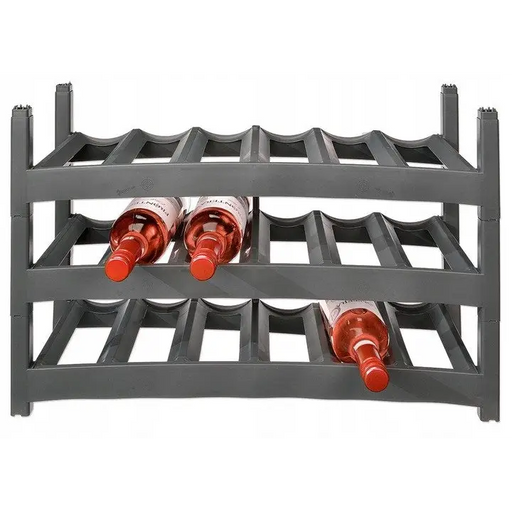 ROTHO Vario Wine Rack Anthracite - Stand for 6 Bottles - Bowls containers and drinkers (universal)DLZ-MIU<<<For