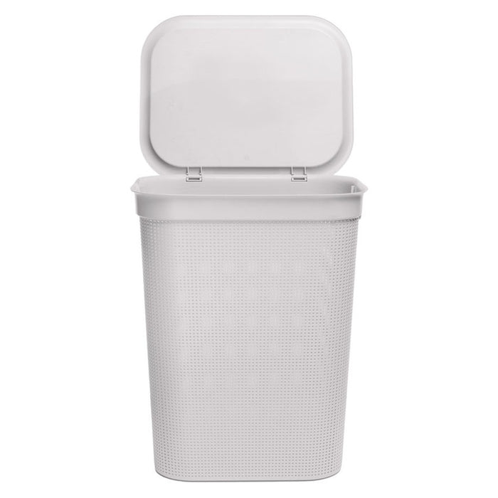 LAUNDRY BASKET PVC RATTAN 50L ROTHO BRISEN
