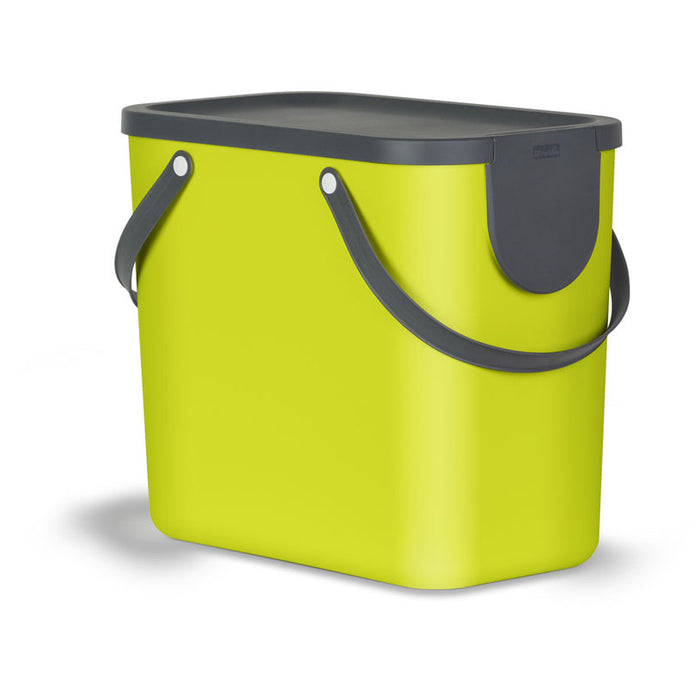 WASTE BIN SEPARATE COLLECTION 25L LIME ROTHO ALBULA