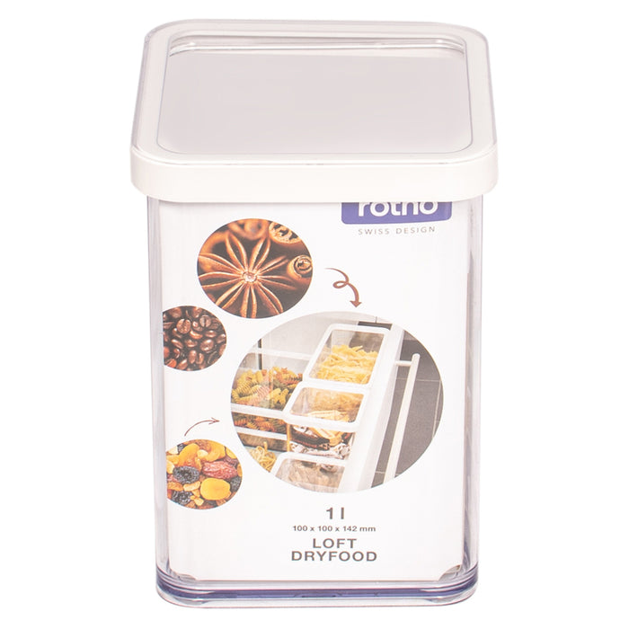 FOOD BOX SQUARE 1 L LOFT ROTHO