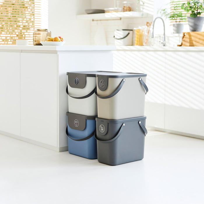 WASTE BIN SEPARATE COLLECTION 25L BLUE ROTHO ALBULA