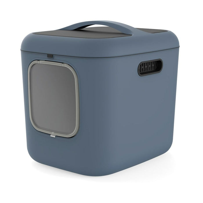 Cat Litter Box Rotho Biala XL Blue Plastic