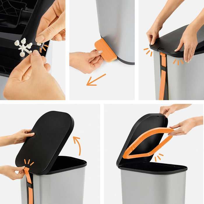 ROTHO Ribo Blue - pedal bin – 35l