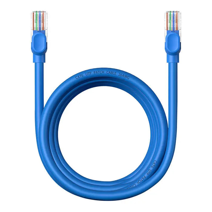 Round Cable Baseus Ethernet RJ45 Cat.6 3m (blue) - Network cables<<<Cables<<<IT Accessories<<<InnproXML&&&Network