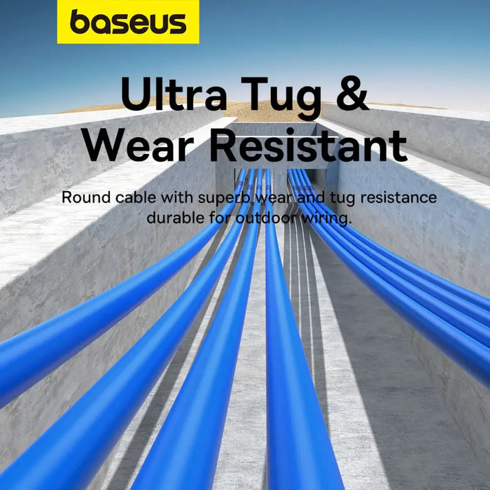 Round Cable Baseus Ethernet RJ45 Cat.6 3m (blue) - Network cables<<<Cables<<<IT Accessories<<<InnproXML&&&Network