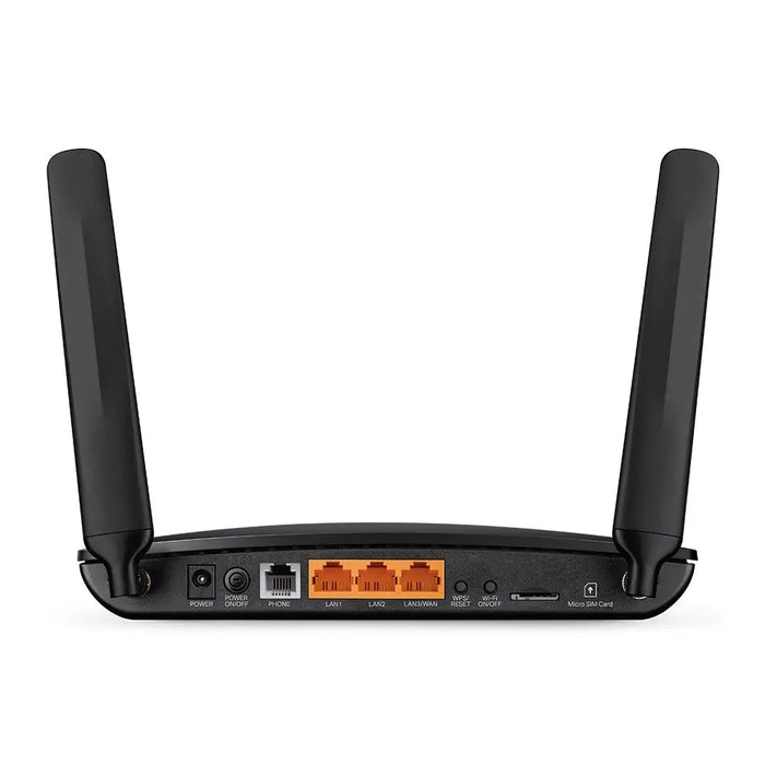 Router TP-Link TL-MR6500v Black 300 Mbps - 3G/4G routersKIL-R4G<<<CommunicationKIL<<<ActionPL&&&Компютър Мрежи и
