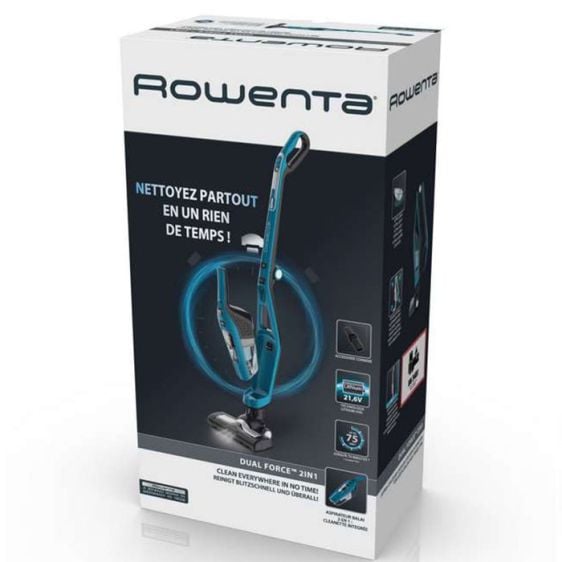 Vacuum cleaner ROWENTA Dual Force 2 in 1 RH6751WO