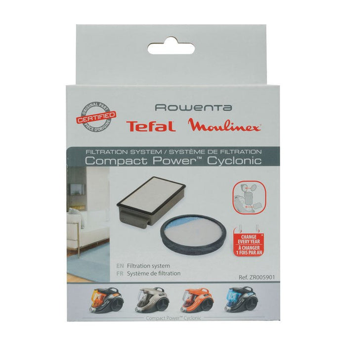 Vacuum cleaner filter Rowenta Hepa Filter + foam filter washable ZR005901