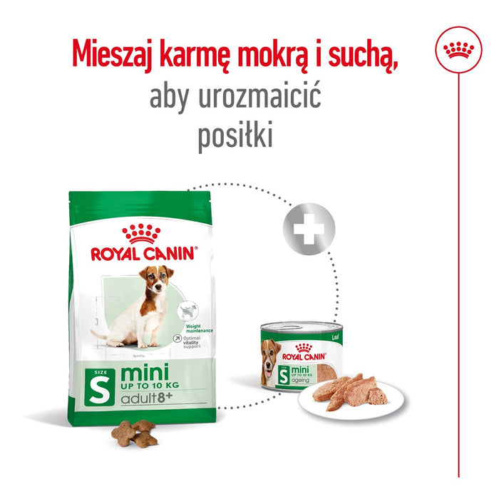 Royal Canin Mini Adult 8+ 8 kg Senior Poultry, Rice, Vegetable