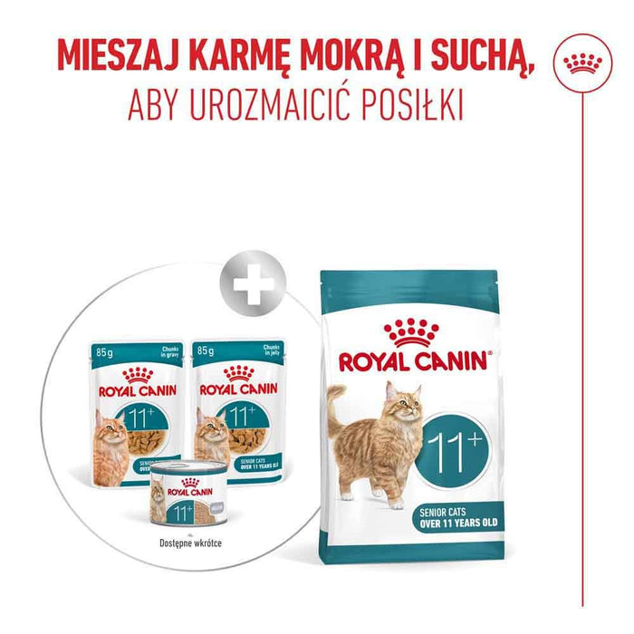 ROYAL CANIN Ageing 11+ Chunks in gravy - wet cat food - 12x85g
