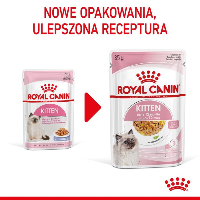 Royal Canin FHN Kitten Instinctive in jelly - wet food for kittens - 12x85g
