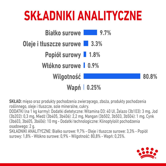 ROYAL CANIN Indoor Sterilized - Wet food for adult cats - Chunks in sauce 12x85 g