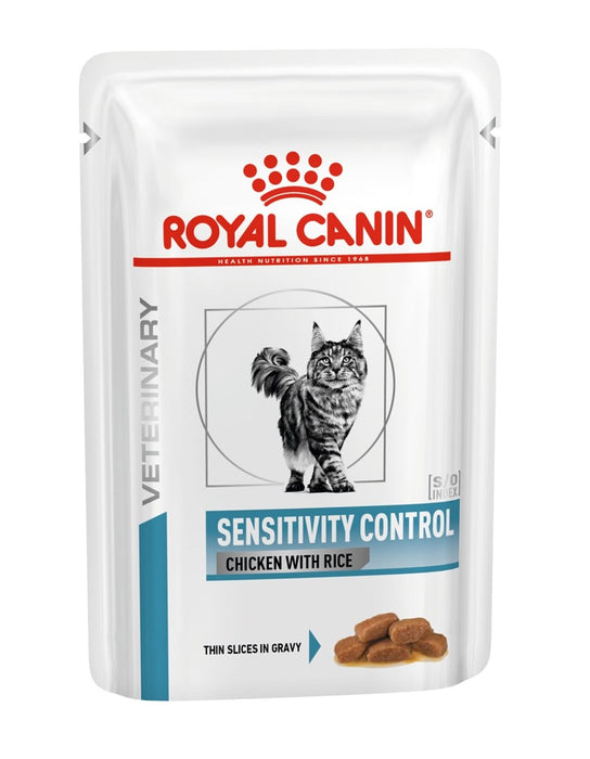 ROYAL CANIN Sensitivity Control Chicken Gravy - wet cat food - 12 x 85g