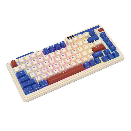 Royal Kludge KZZI K75 pro RGB wireless mechanical keyboard Moment Switch (retro blue) (QWERTY)