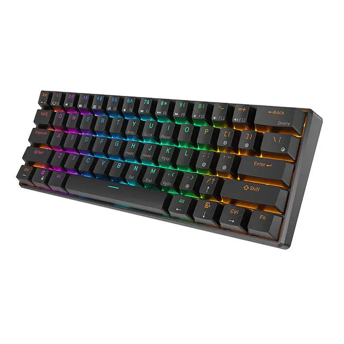 Royal Kludge RK61 RGB mechanical keyboard red switch (black) (QWERTY) - Wired<<<Keyboards<<<Gaming<<<InnproXML