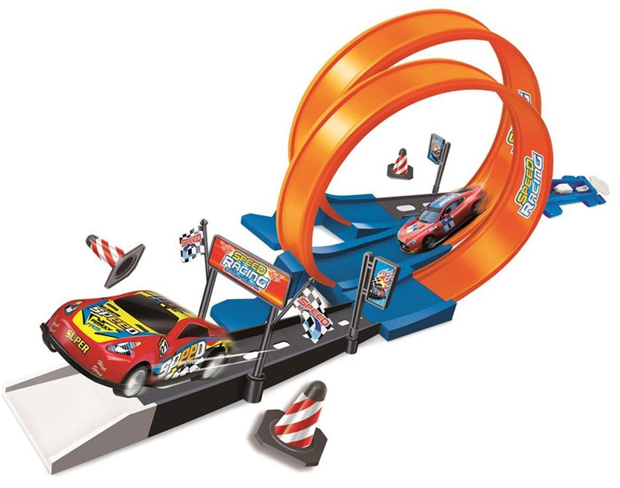 RS TOYS DOUBLE TRACK WITH LOOPINGS