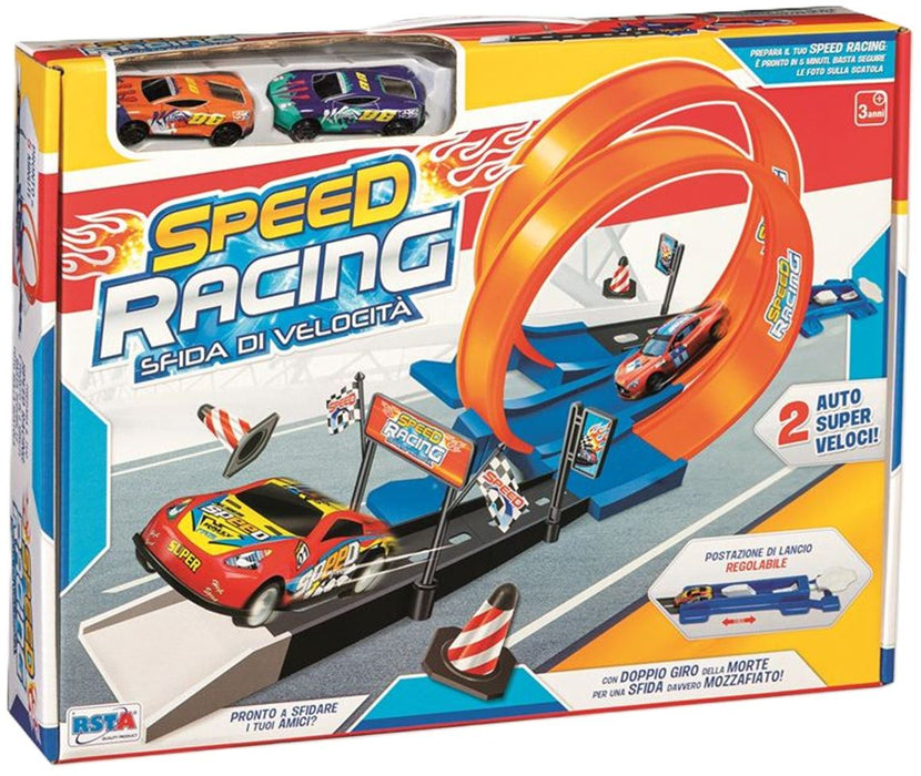 RS TOYS DOUBLE TRACK WITH LOOPINGS