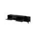 RTV cabinet MARMO 2D1S1K 195x40x47.5 cm black matt/marble black - TV cabinets made of furniture boardSTV-ZPM<<<TV