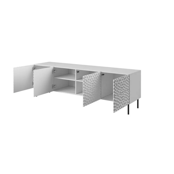 RTV HOLE cabinet 190x40.5x59.5 cm white matt - TV cabinets made of furniture boardSTV-ZPM<<<TV cabinetsSTV<<<ActionPL