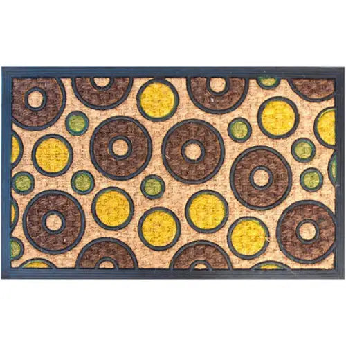 RUBBER COLORED 40X60 CM. CIRCLES - Изтривалки<<<Мебели и интериор<<<Praktiker