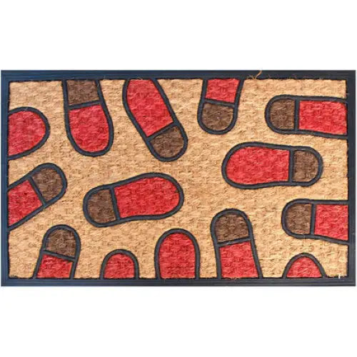 RUBBER COLORED 40X60 CM. STEPS - Изтривалки<<<Мебели и интериор<<<Praktiker