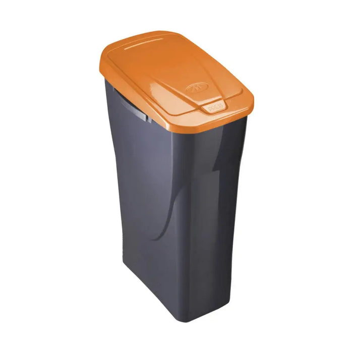Rubbish bin Black/Orange polypropylene (15 L) - Почистване Прахосмукачки И Гладене<<<Дом Градина<<<BigBuy&&&Други