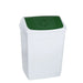 Rubbish bin Denox White Green 55 L - Почистване Прахосмукачки И Гладене<<<Дом Градина<<<BigBuy&&&Други продукти за