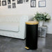 Rubbish Bin Kitchen Move Black Matte back 30 L - Почистване Прахосмукачки И Гладене<<<Дом Градина<<<BigBuy&&&Други