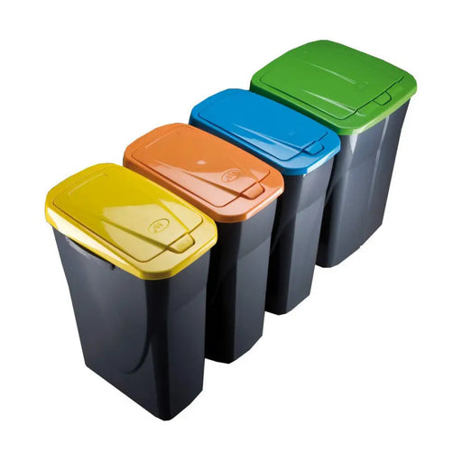 Rubbish bin Mondex Green Black/Green polypropylene Plastic 15 L - Почистване Прахосмукачки И Гладене<<<Дом