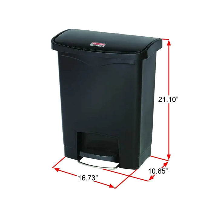 Rubbish Bin Rubbermaid TAPA BASCULANTE White Black Plastic 25 L - Почистване Прахосмукачки И Гладене<<<Дом