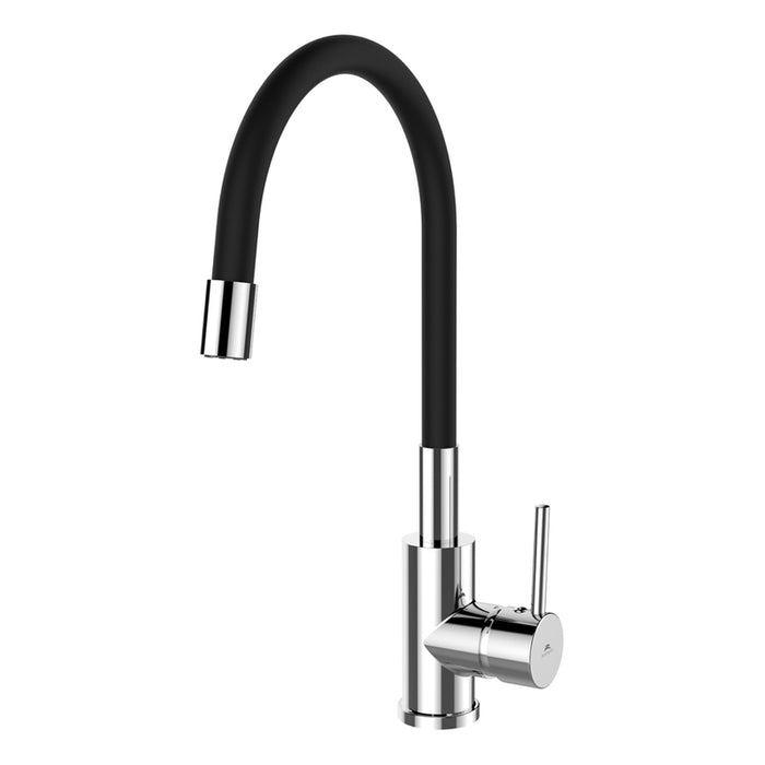 KITCHEN MIXER WITH MOVABLE ARM RUBINETA TWISTER -33 BLACK