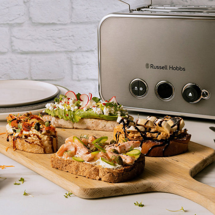 Toaster RUSSELL HOBBS DISTINCTIONS 2S 26432-56 1600 W, GRAY
