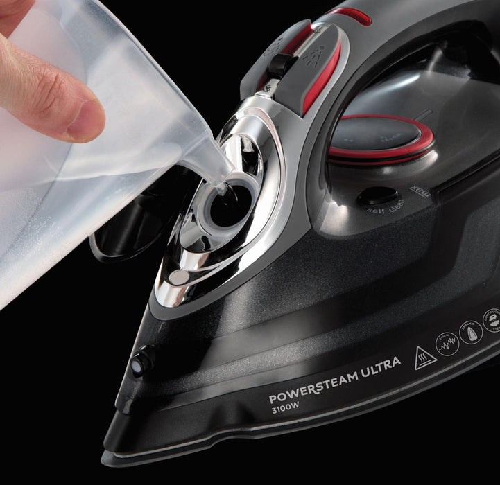 Russell Hobbs 20630-56 iron Dry & Steam iron Ceramic soleplate 3100 W Black, Grey