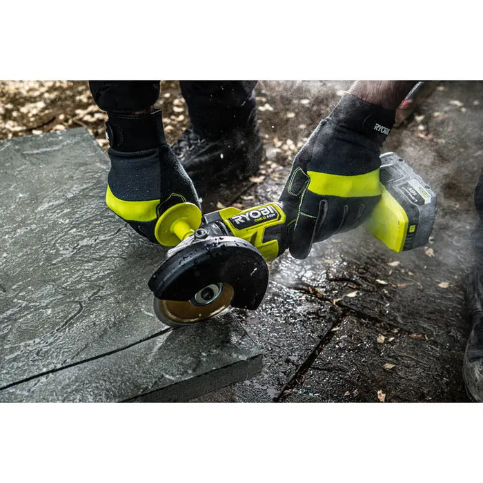 RYOBI RAG18X-0 18 V CORDLESS ANGLE SAVER WITHOUT BATTERY AND CHARGER 125 mm - Ъглошлайфи<<<Шлайф машини<<<Инструменти и