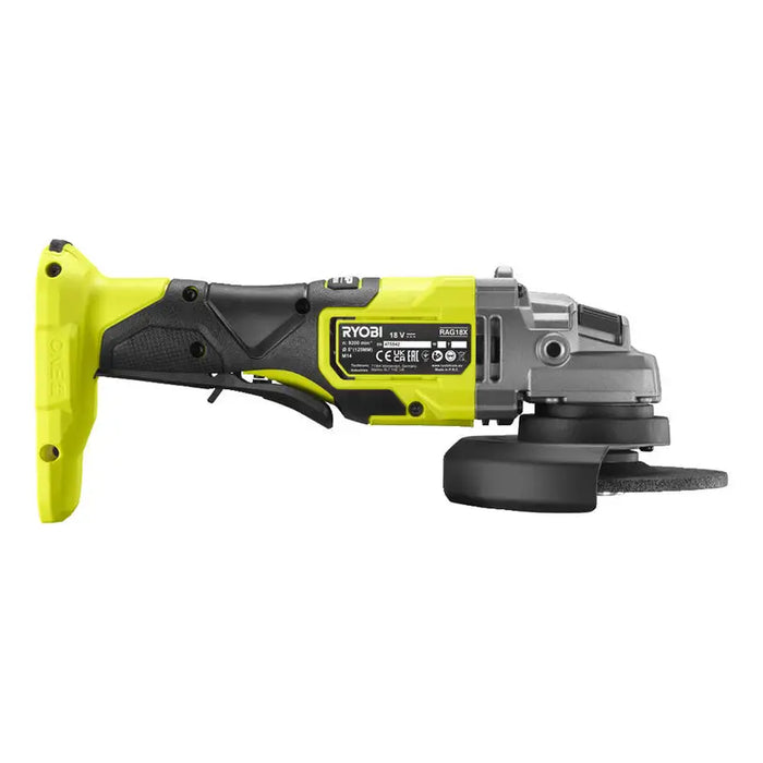 RYOBI RAG18X-0 18 V CORDLESS ANGLE SAVER WITHOUT BATTERY AND CHARGER 125 mm - Ъглошлайфи<<<Шлайф машини<<<Инструменти и
