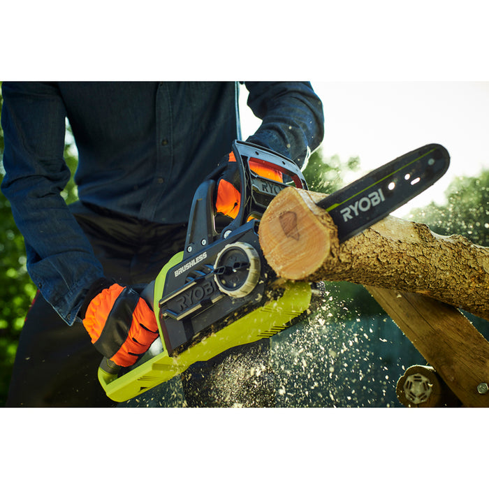 BATTERY BRUSHLESS CHAIN SAW RYOBI OCS1830 18 V, WITHOUT BATTERY AND CHARGER, BAR LENGTH 30.00 cm