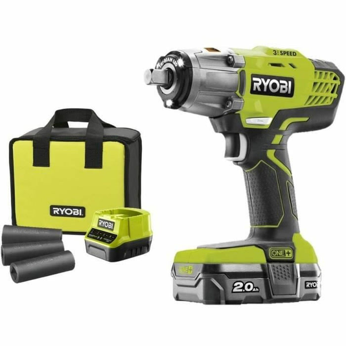 RYOBI R18IW3-120S CORDLESS IMPACT WRENCH 18 V, 400.00 nm, NUMBER OF BATTERIES 1, BATTERY CAPACITY 2.00 Ah
