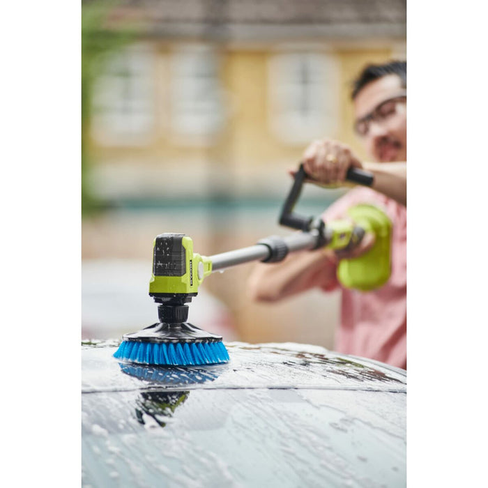 Cleaning brush Ryobi Green 18 V