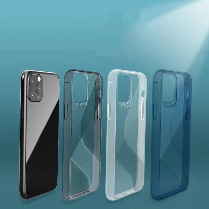 S-Case Flexible Cover TPU Case for Huawei P40 Lite E black - Cell phone cases and covers<<<HurtelXML