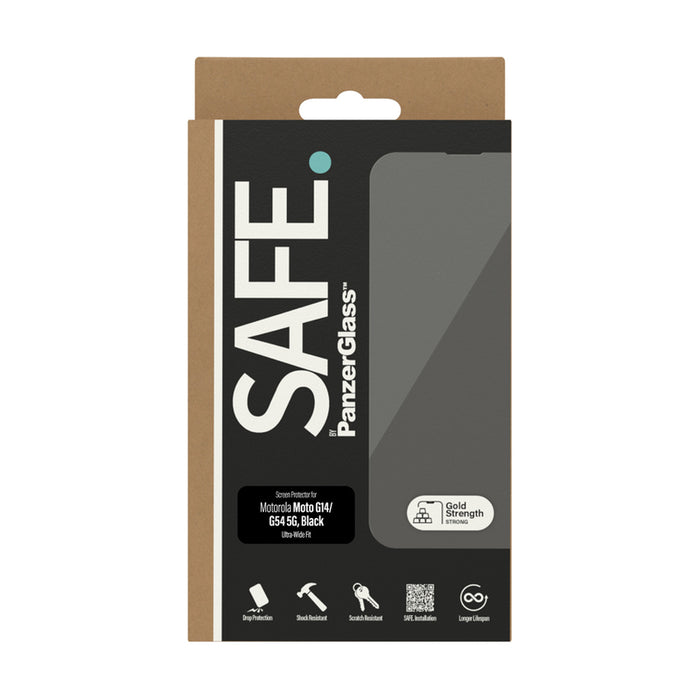GLASS SAFE MOTO G14/G54 5G BLACK