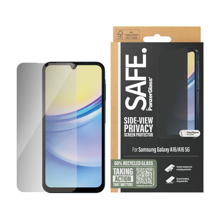 SAFE by PanzerGlass Ultra-Wide Fit Privacy Glass for Samsung Galaxy A16 / A16 5G