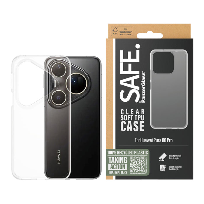 CASE SAFE HUAWEI PURA 80 PRO CLEAR CASE