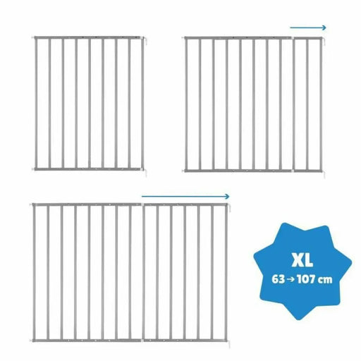 Safety barrier Badabulle Safe & Protect XL 107 cm - Сигурност Удома<<<Дом Градина<<<BigBuy&&&Системи за