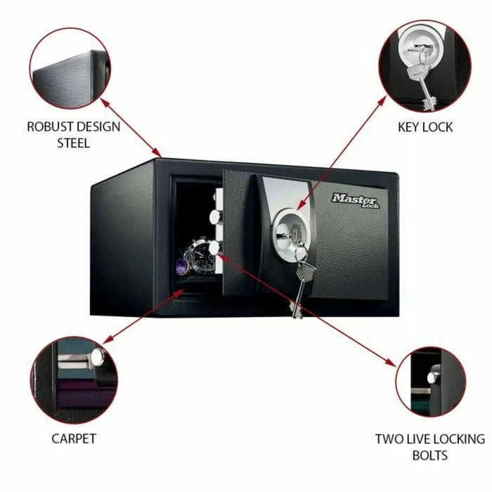 Safety-deposit box Master Lock X031ML - Сигурност Удома<<<Дом Градина<<<BigBuy&&&Системи за сигурност<<<Сигурност