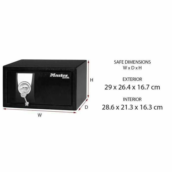 Safety-deposit box Master Lock X031ML - Сигурност Удома<<<Дом Градина<<<BigBuy&&&Системи за сигурност<<<Сигурност