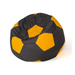 Sako bag pouffe Ball black-yellow XXL 140 cm - Poufs for children/youthPUF-DZI<<<Poufs and footrestsPUF<<<ActionPL