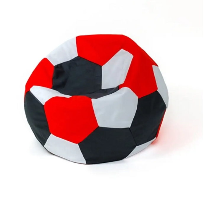 Sako bag pouffe ball white-black-red L 80 cm - Poufs for children/youthPUF-DZI<<<Poufs and footrestsPUF<<<ActionPL