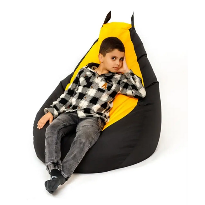 Sako bag pouffe Batman black-yellow L 105 x 80 cm - Poufs for children/youthPUF-DZI<<<Poufs and footrestsPUF<<<ActionPL